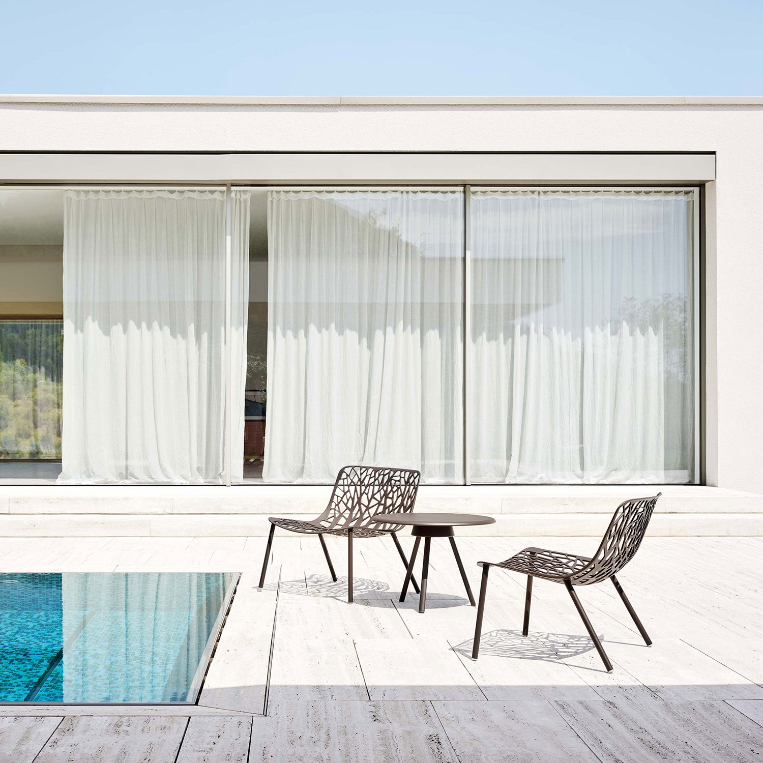 Forest loungefåtölj Metallic Grey 