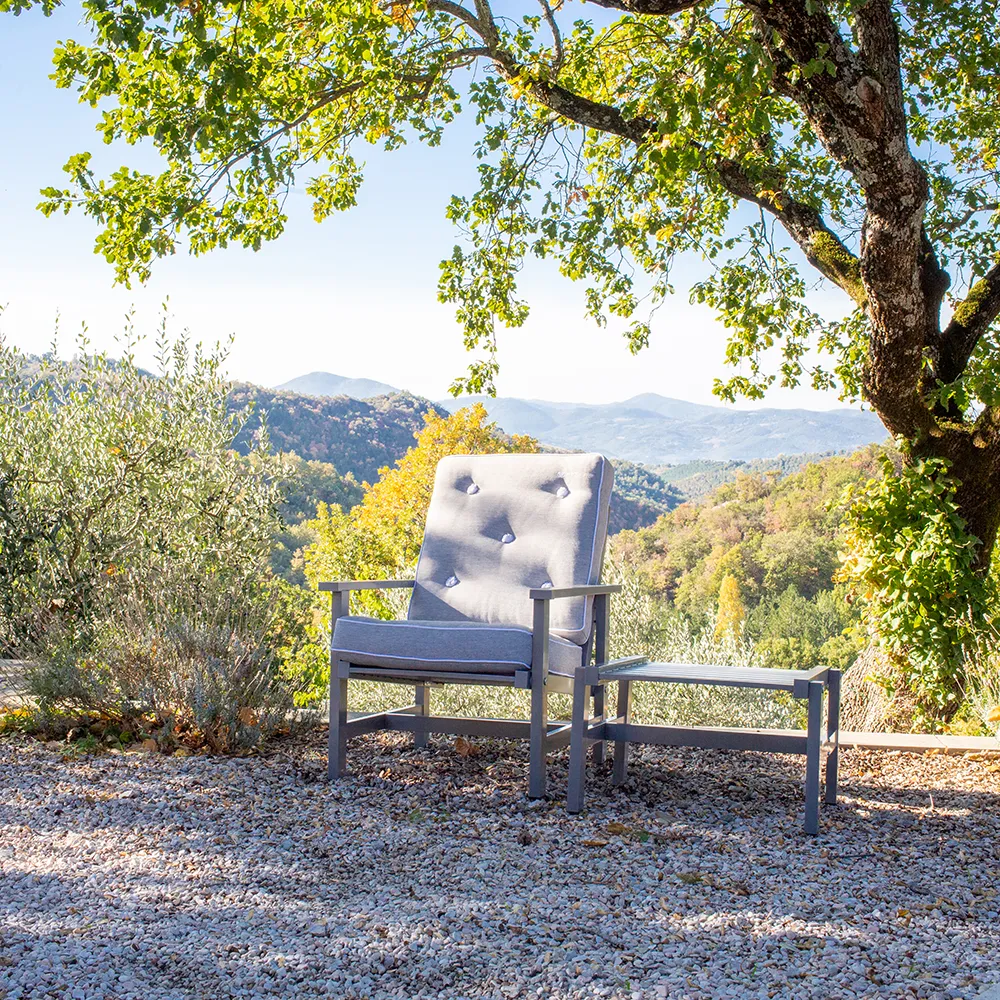 Pall 55X55Cm Grå Alu 