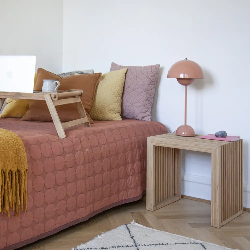 Rib Pall/Sidobord Bambu