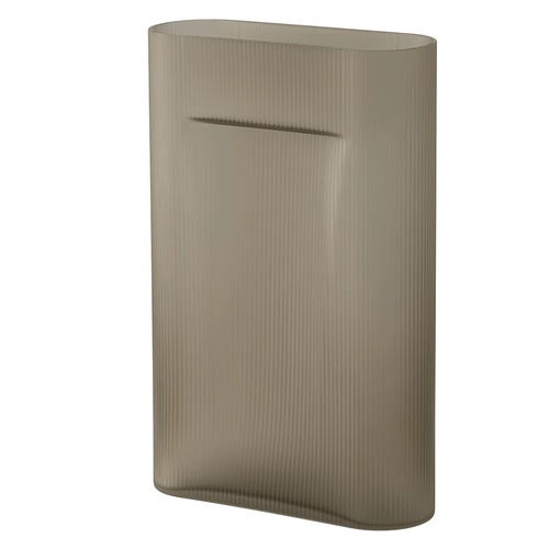 Ridge Vas H: 48,5 cm Taupe Blue Frosted