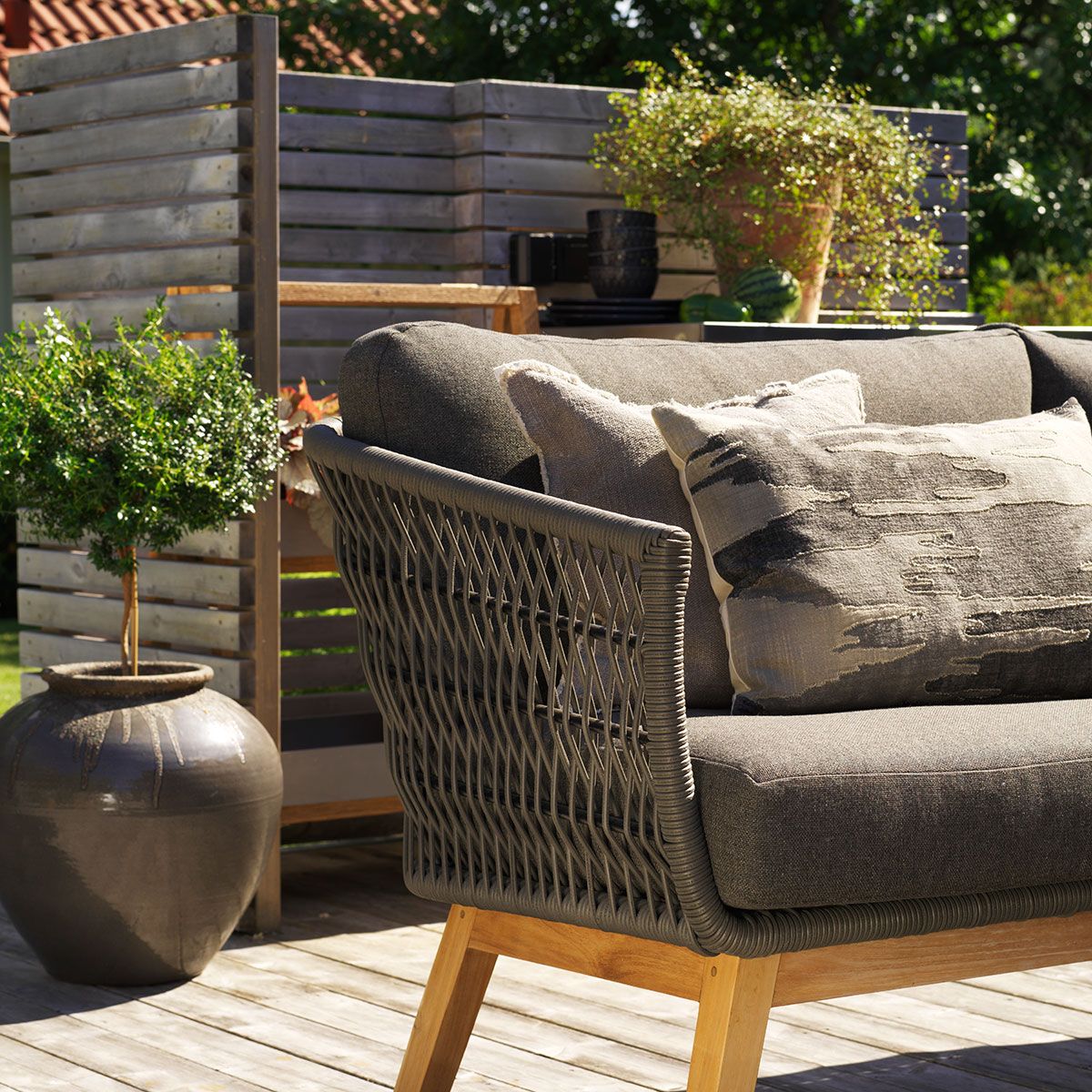 Kenton fåtölj grå/grå 