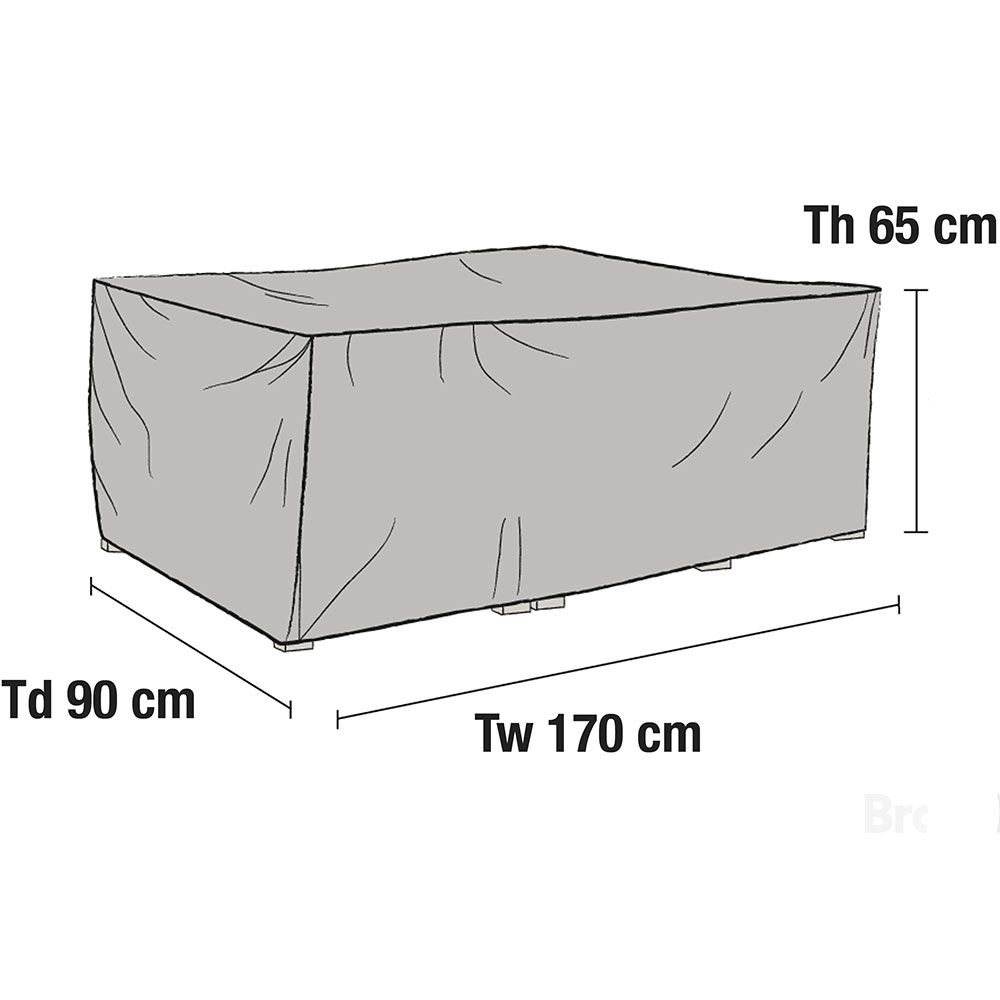 Brafab Möbelskydd 90 x 170 cm höjd 65 cm grått