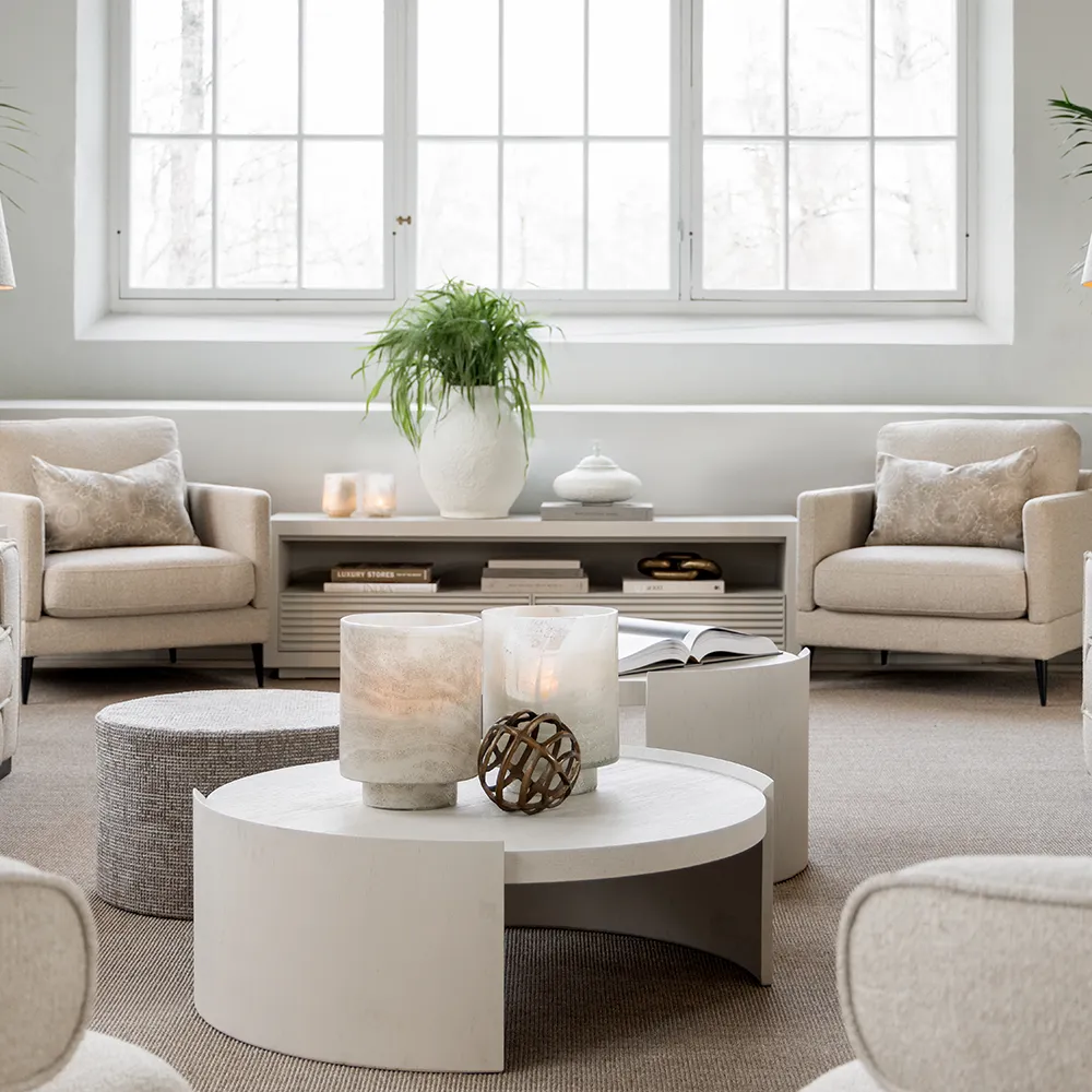 OAKLAND soffbord Ø80