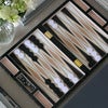 Backgammon Lackat Black