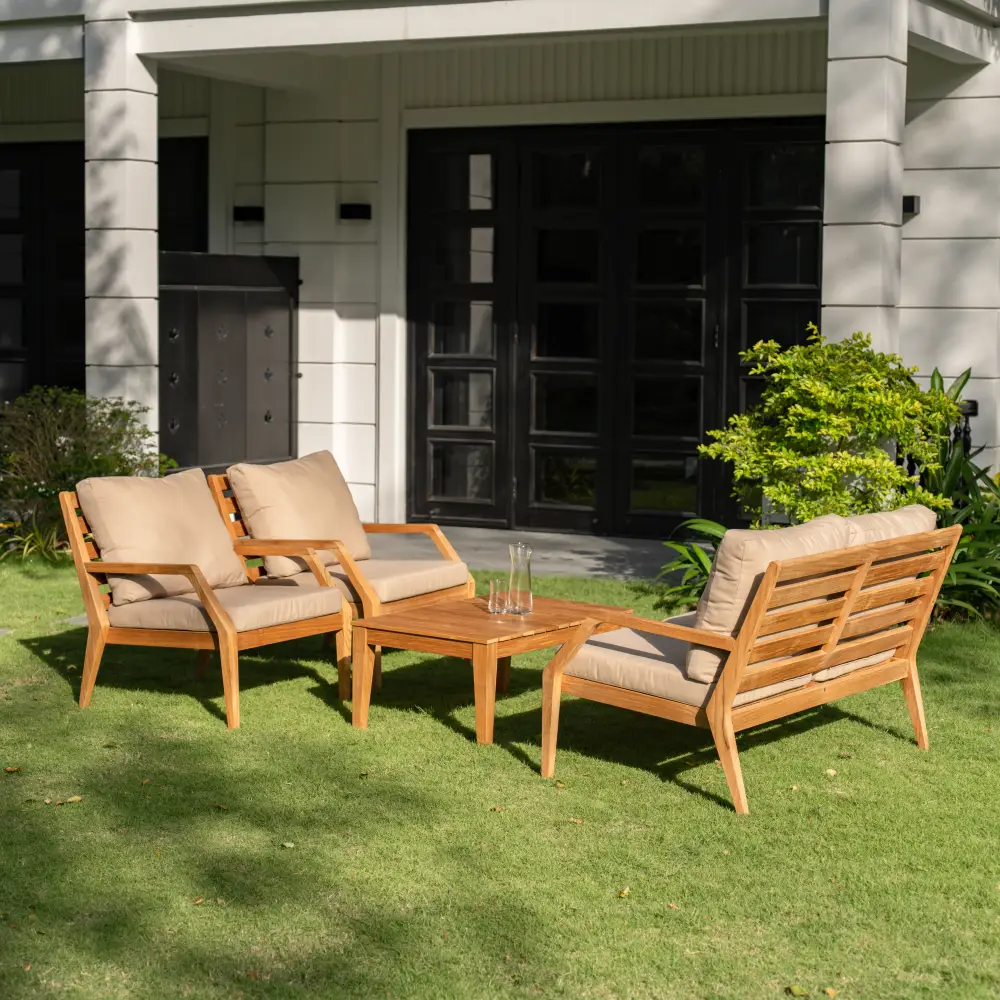 Gunnaröd 2-sits loungesoffa inkl dynor Beige