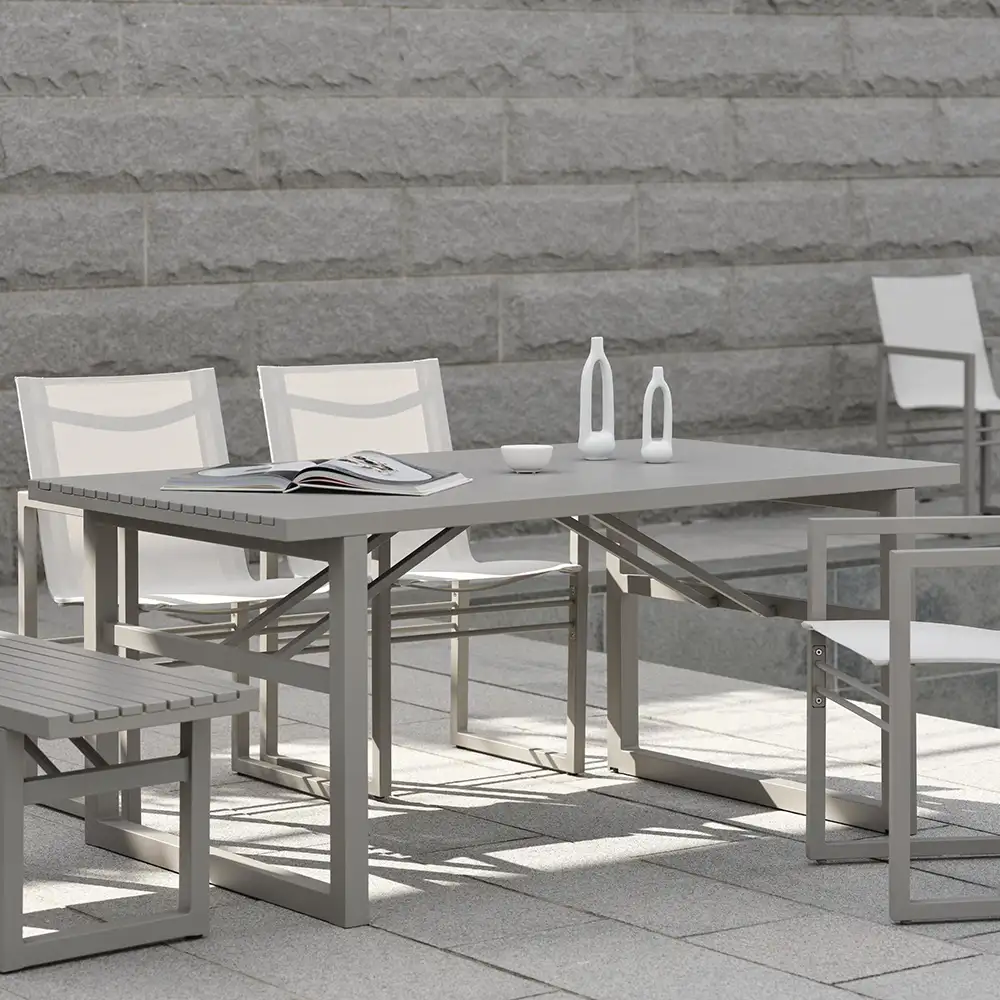 Vevi karmstol  khaki/vit