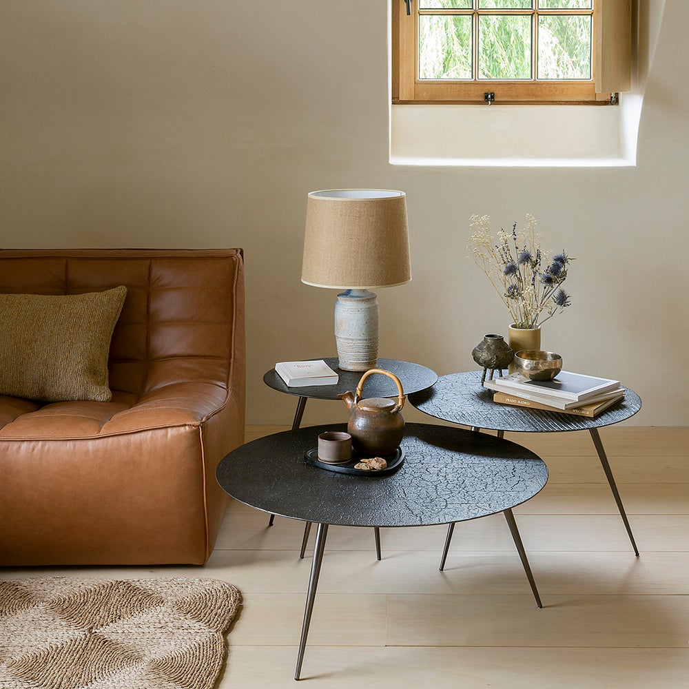 Luna Soffbord Ø65 cm Svart