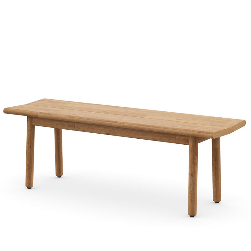 TIBBO bänk 130 cm teak 
