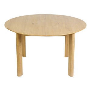 Comfort Circle Matbord med förlängning Oak