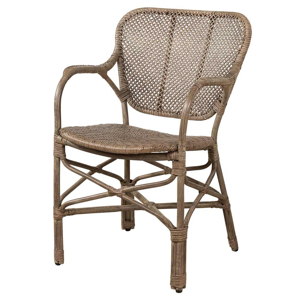 Karmstol Bistro Antikgrå