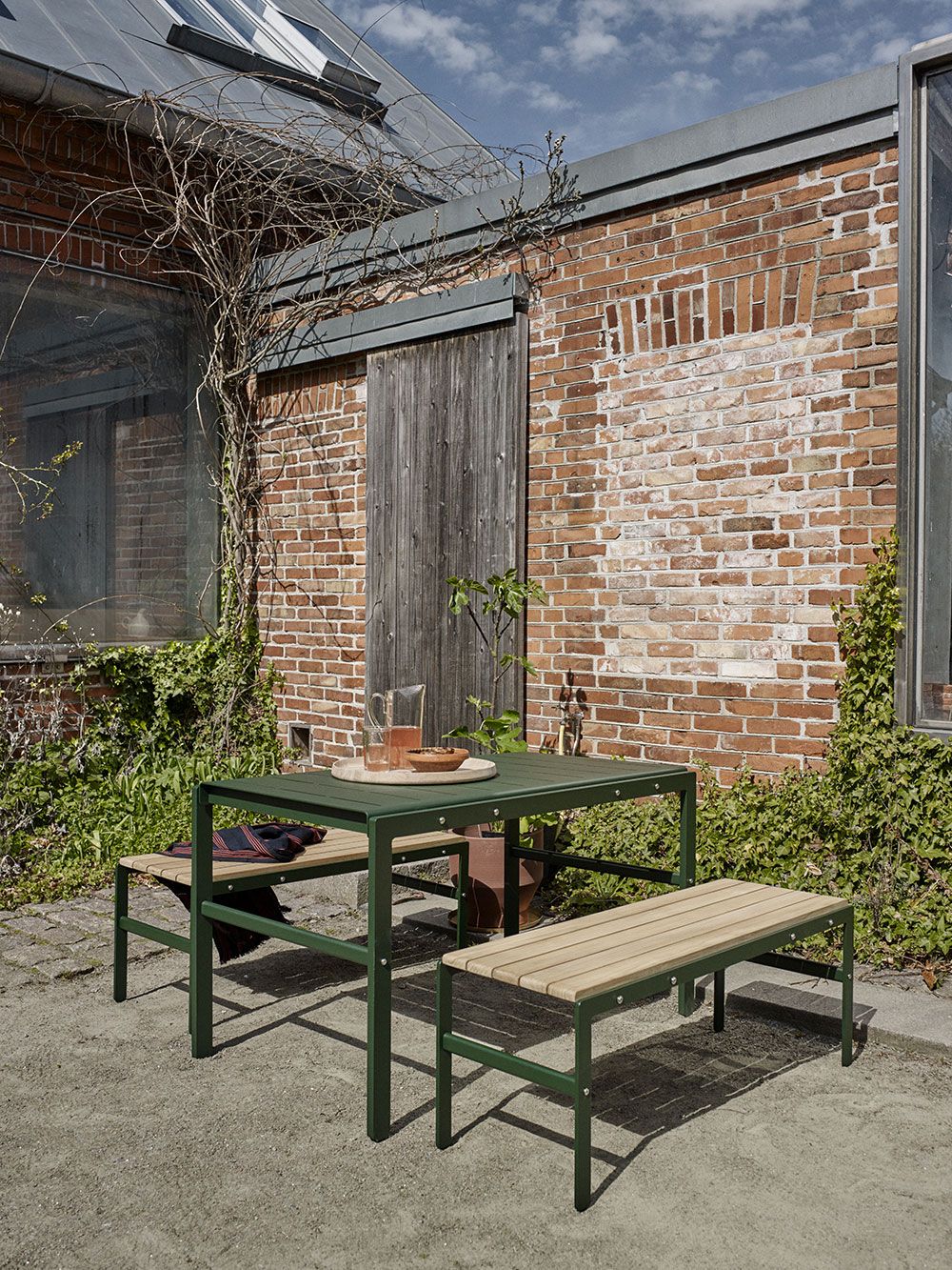 Reform bänk 110 cm Svart