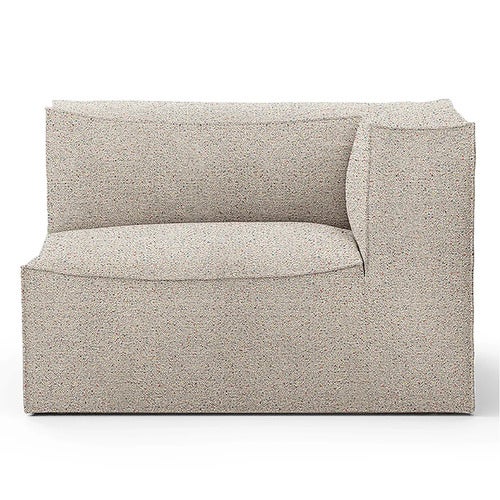Catena 138 cm armstöd höger Confetti Bouclé - Light Grey