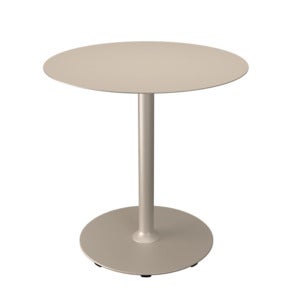 PICO Cafébord Ø74 cm, rund bas Beige
