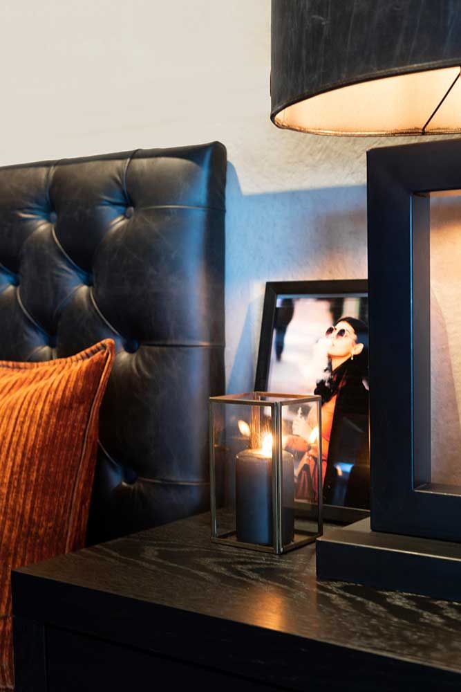 Vienna Sänggavel 90X140 Svart Läder