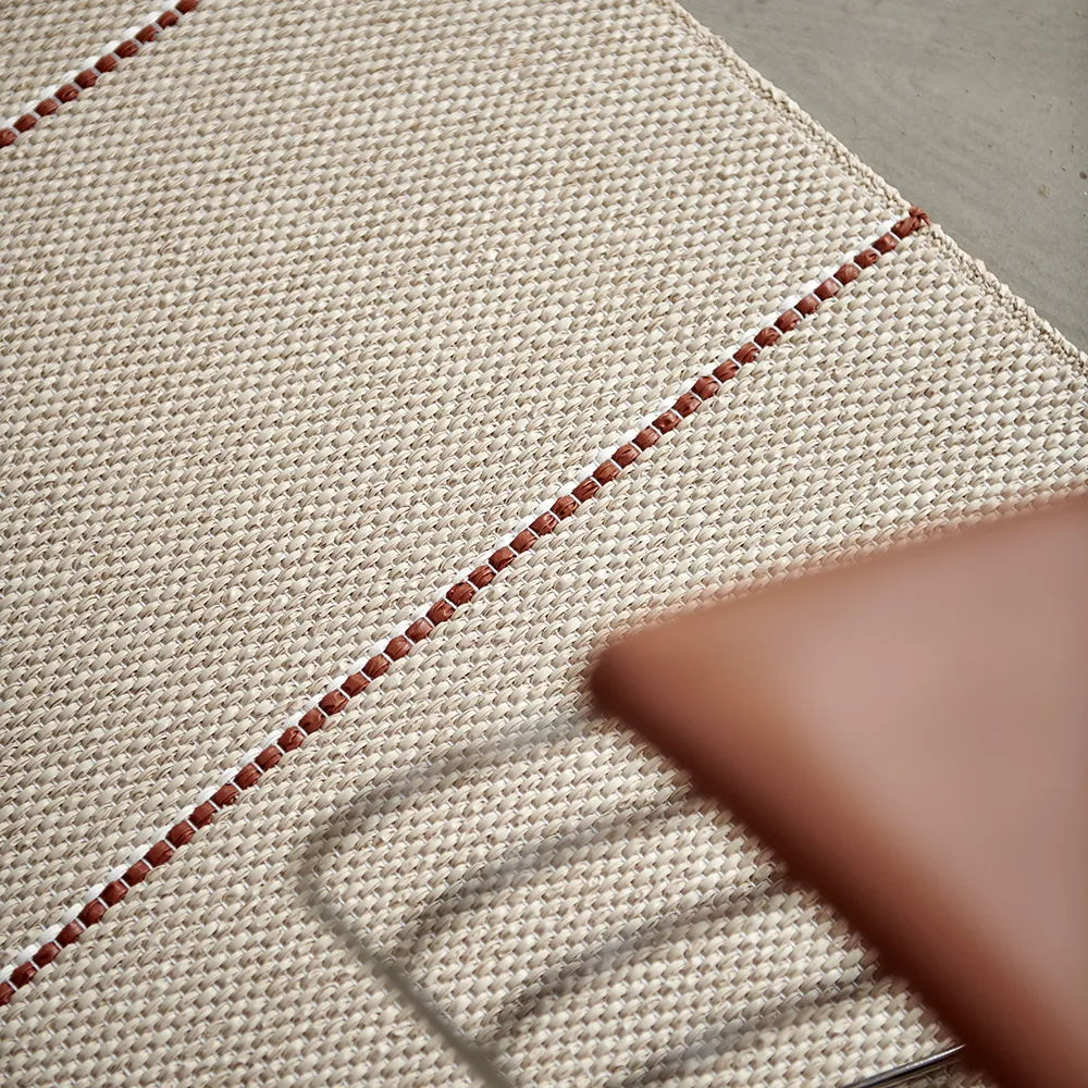 Lea matta Beige/Rust/Vanilla 70 x 150 cm