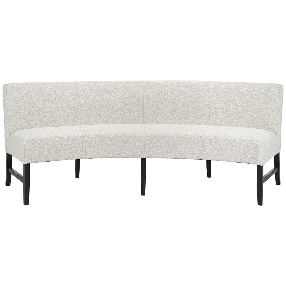 Giselle Matsoffa rundad 200 cm Nobu bouclé cream