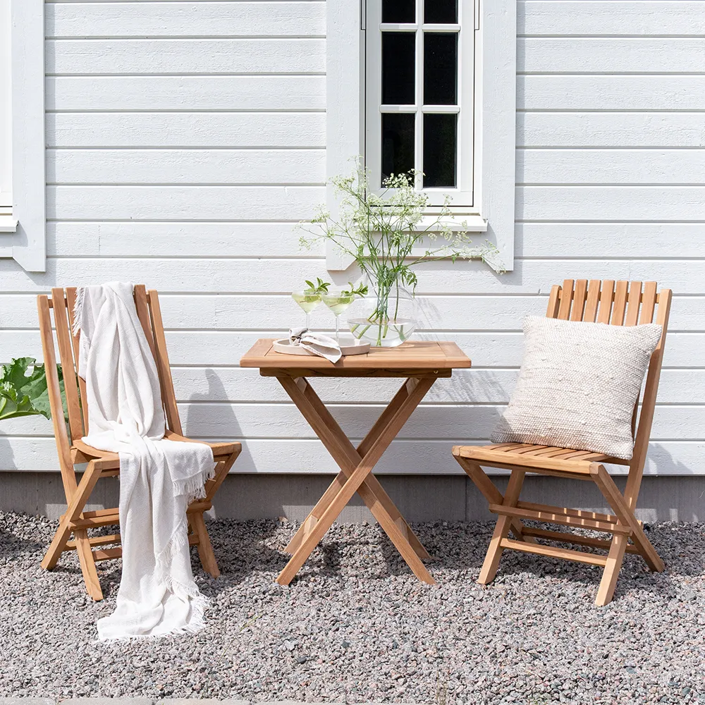 Kenya Cafébord 70x70 cm Teak