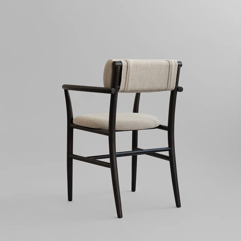Nama Karmstol- Coffee Black, Linen