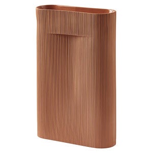 Ridge Vas H: 48,5 cm Terracotta
