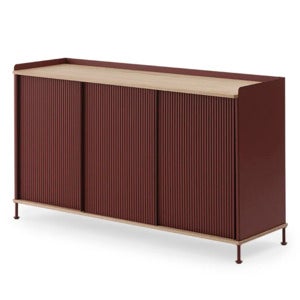 Enfold Sideboard 148 x 45 cm  - Oiled oak Deep Red