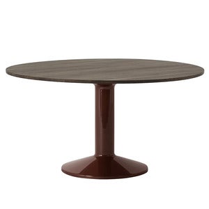 Midst matbord 140 cm - Dark Oiled Oak Dark Red