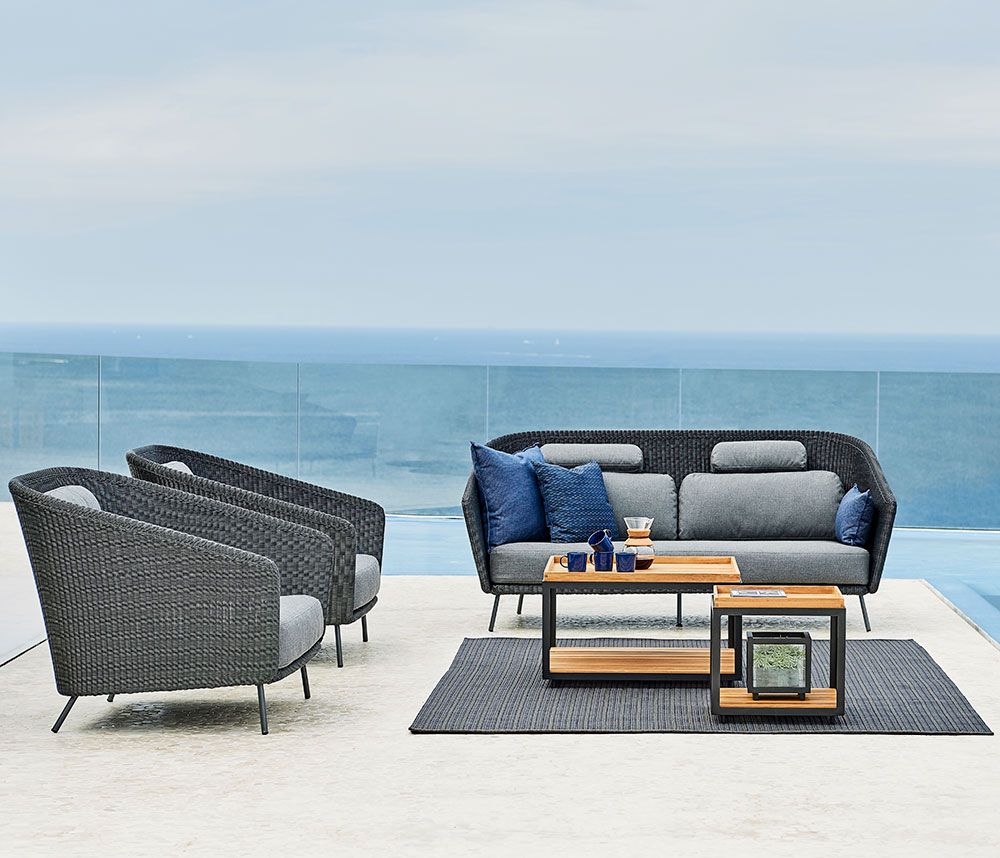 Mega loungefåtölj Grafit