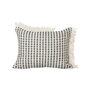 Way Cushion Rect. - Off-White/Blue