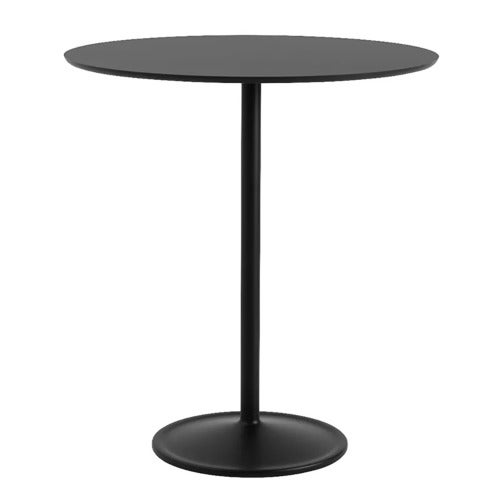 Soft barbord 95 cm - Black Nanolaminate Black