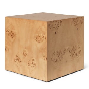 Burl Cube Sidobord