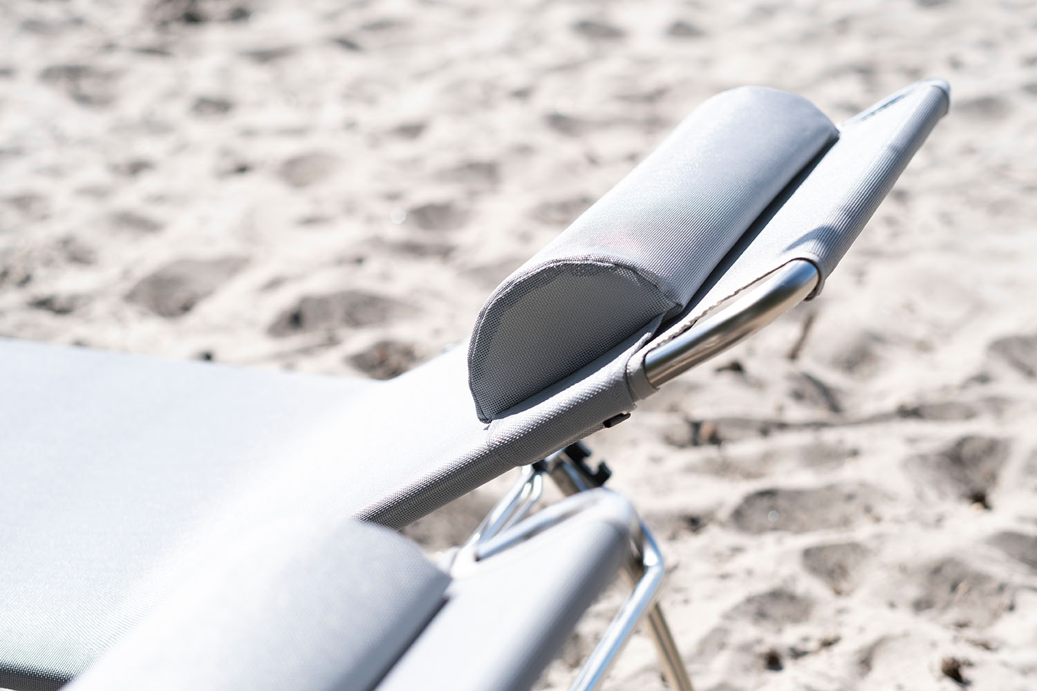 Amigo solsäng xxl grey aluminium/textilene 