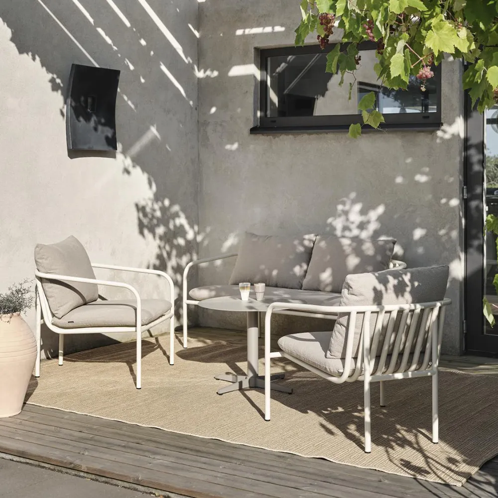 Bendt Fåtölj Teddy Beige/Pearl White