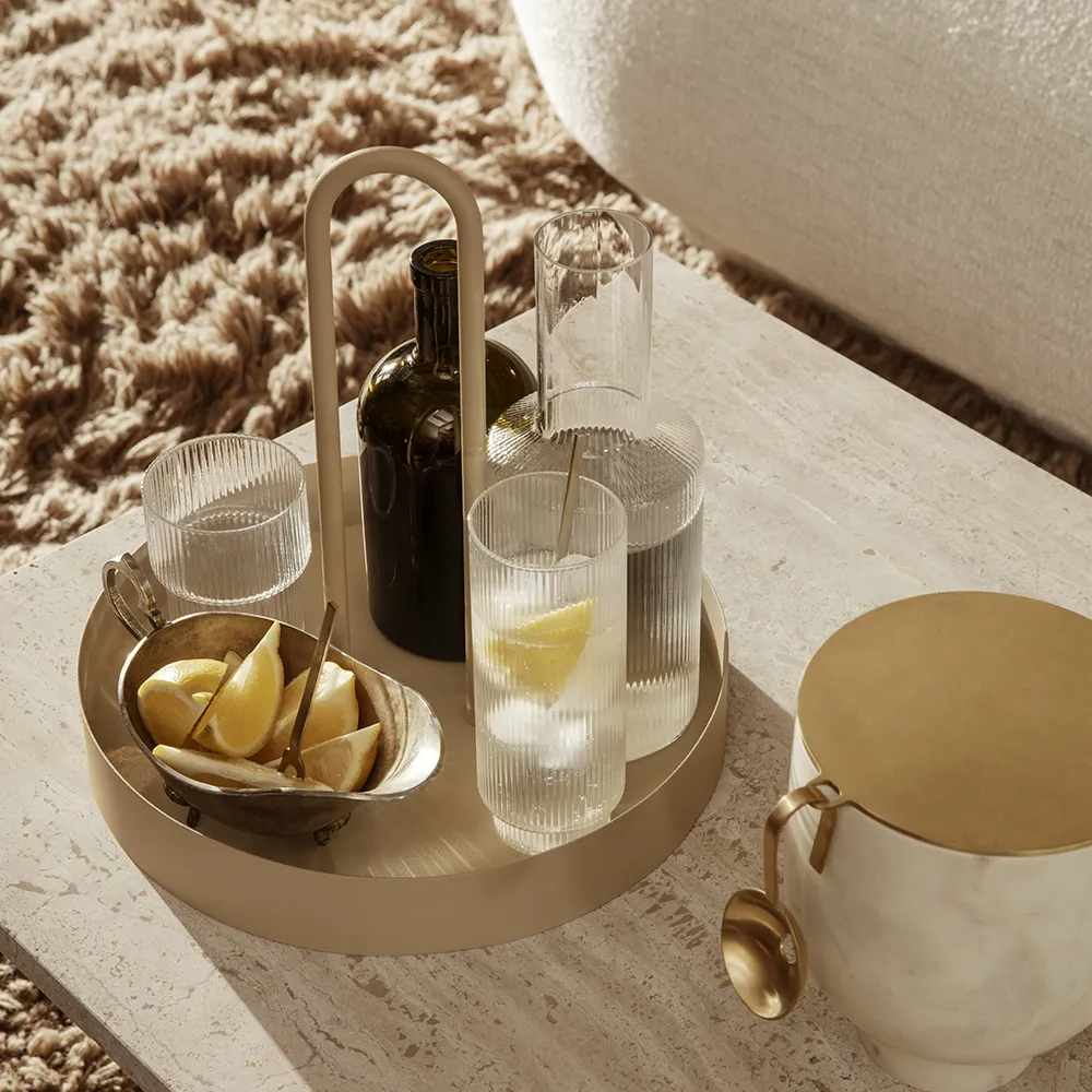 Ripple Long Drink Glas 4-pack - Clear