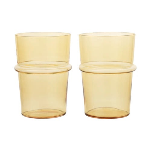 Boya Dricksglas 2-pack - Yellow