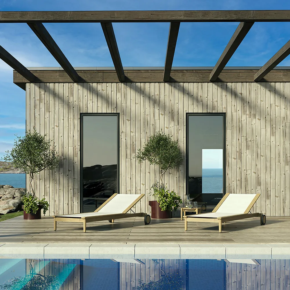 Koster Solsäng Teak/Textilene