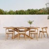 Bok Matstol Teak/Natural 