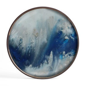 Organic Bricka Ø48 cm Blue Mist
