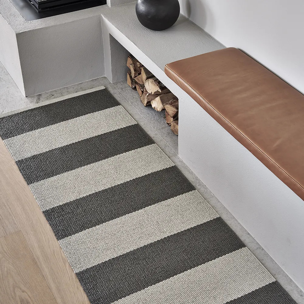 Bob matta Charcoal/Linen 140 x 180 cm