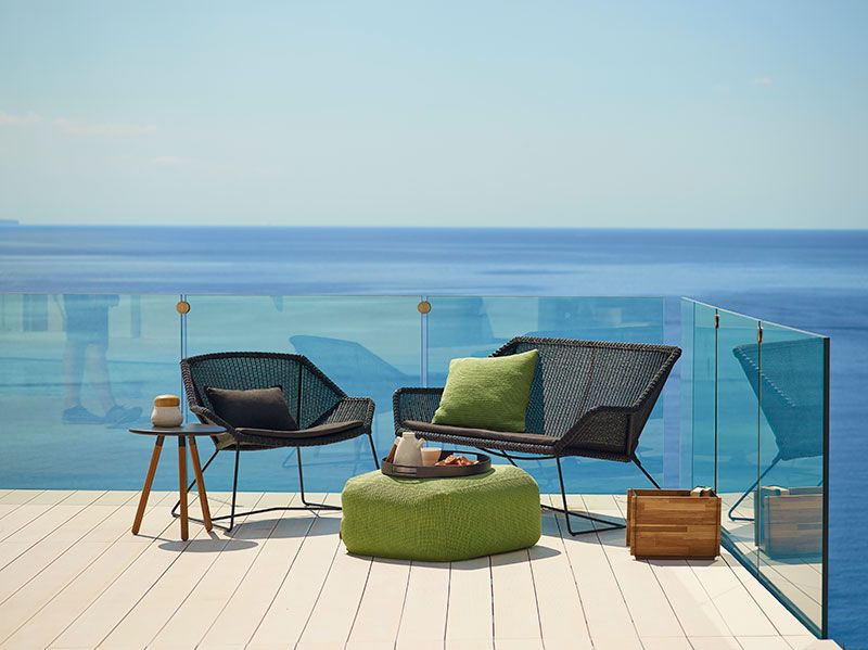 Breeze Loungestol Black 