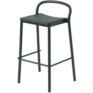 Linear Steel Barstol Dark Green 