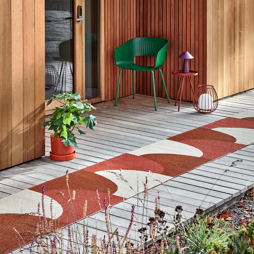 Hill matta Brick/Rust/Cream 70 x 360cm