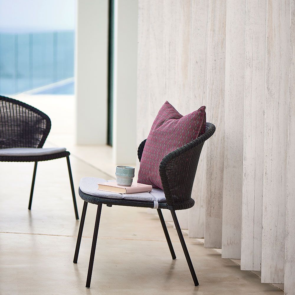 Stripe Prydnadskudde 50X50 Multi Blue 