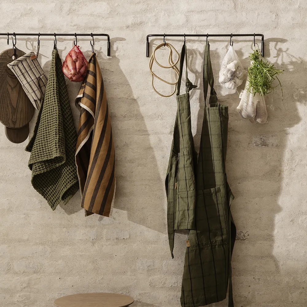 Handduk i Ekologisk Bomull Olive