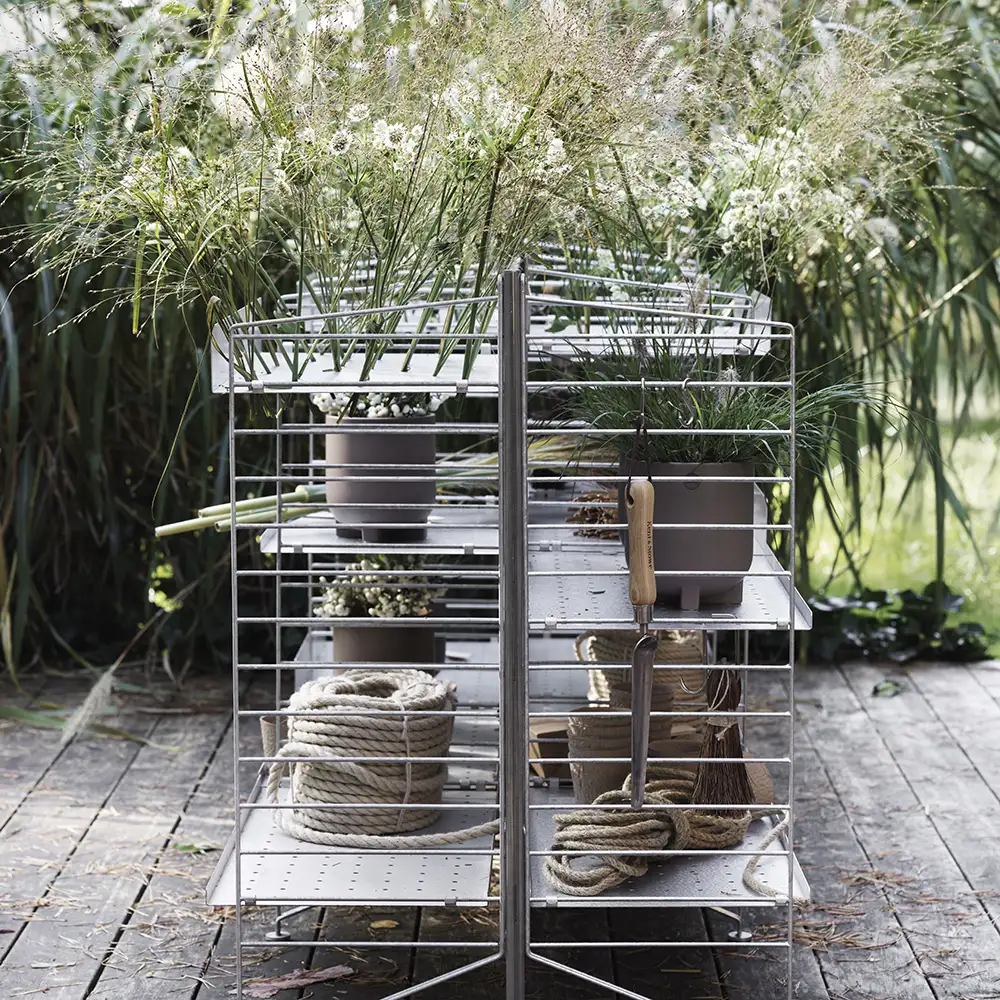 Golvgavel 85x30 cm Galvaniserad 2-pack