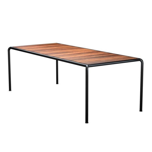 AVANTI Matbord 222x98 cm ask/svart
