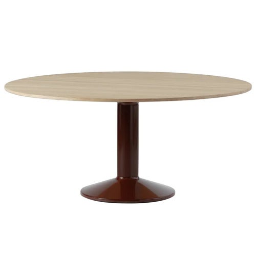 Midst matbord 160 cm - Oiled Oak Dark Red