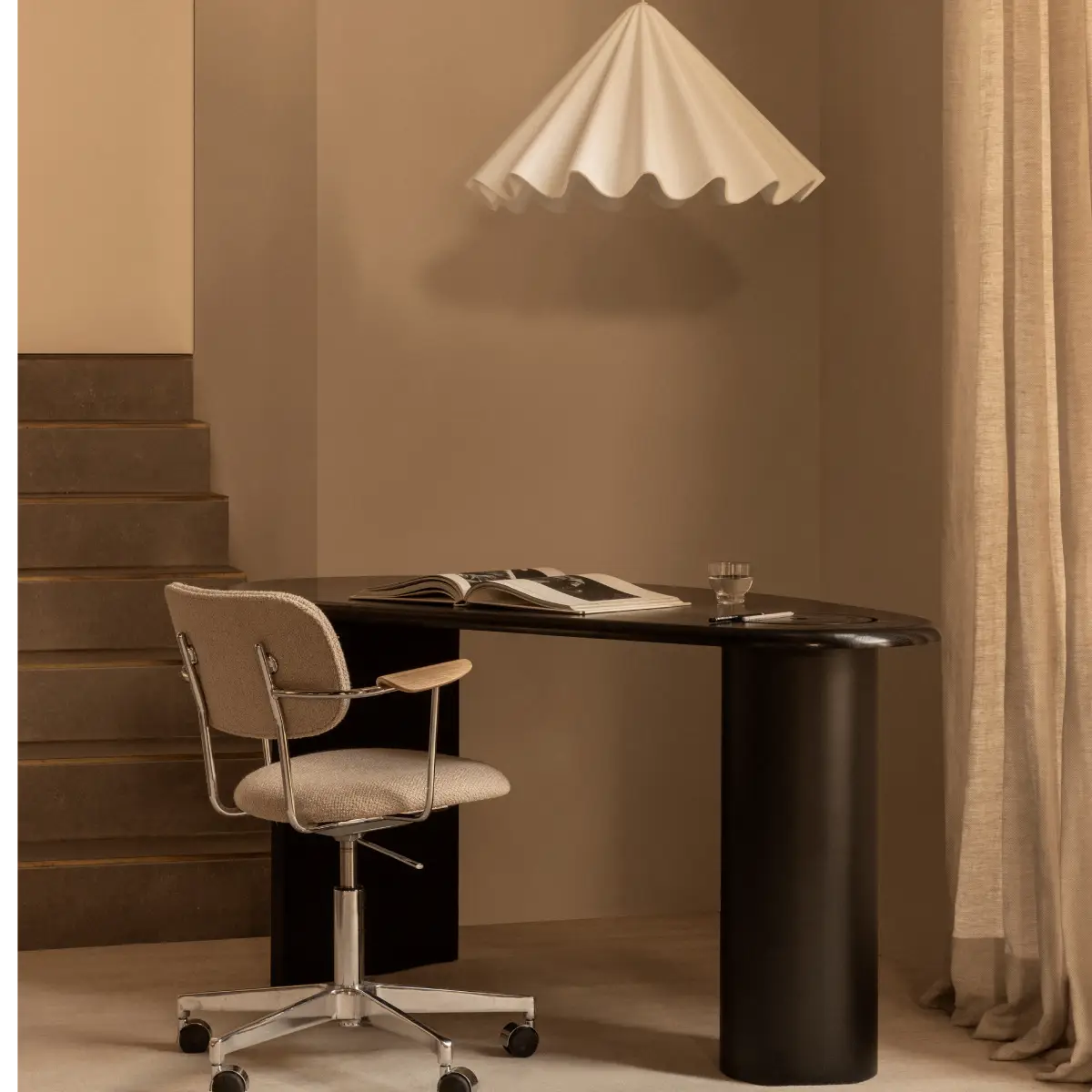 Dancing Taklampa Offwhite Ø65 cm