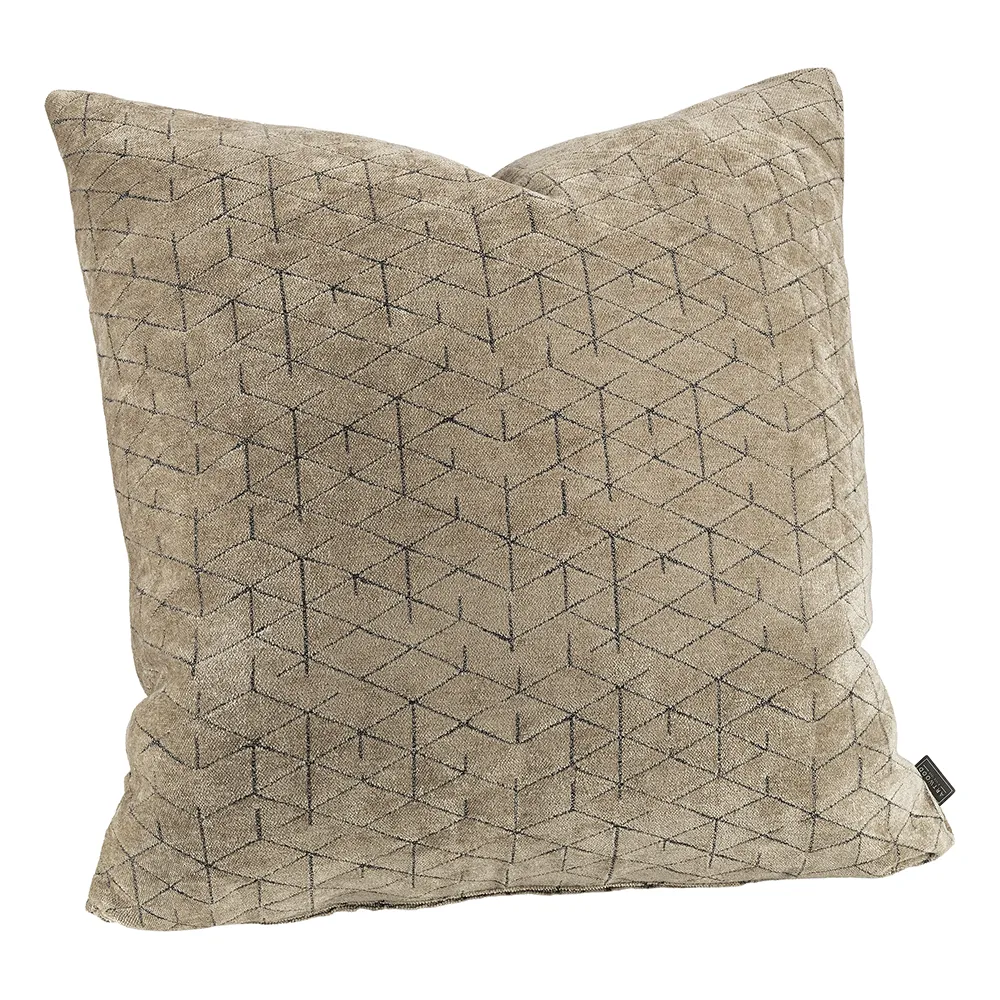Laurel Diamond taupe kuddfodral 50x50 cm