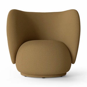 Rico Lounge Fåtölj Wool Boucle - Sugar Kelp