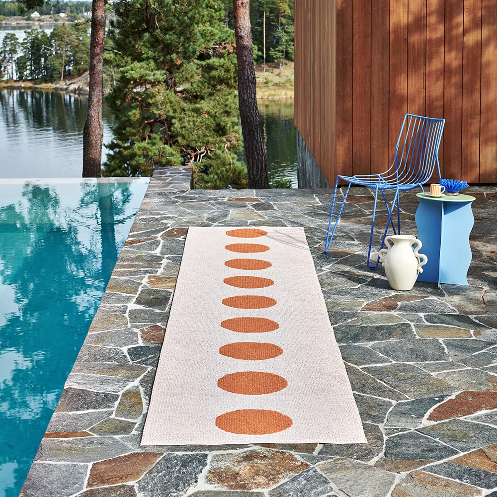 Vera Pop matta Pale Orange/Pearl Pink 70 x 120cm