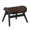 A Conversation Piece Ottoman Fotpall Black Oak/Teddy Brown